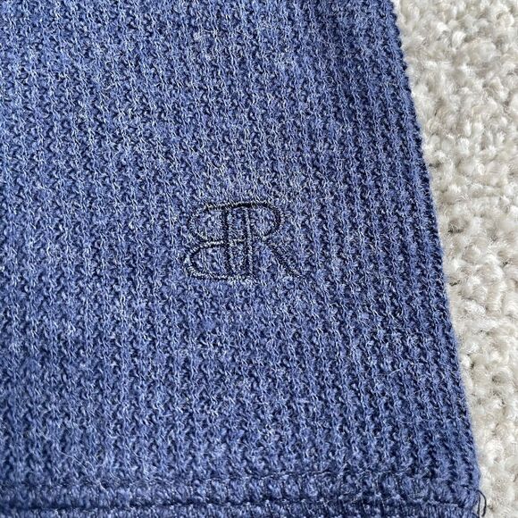 Banana Republic Mens Crew Neck Pullover Sweater Navy Blue Size XXL 2XL New - Picture 5 of 11